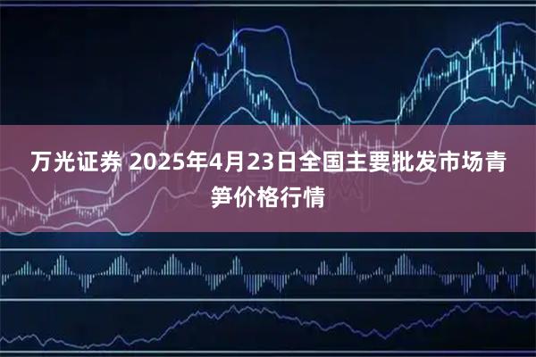 万光证券 2025年4月23日全国主要批发市场青笋价格行情