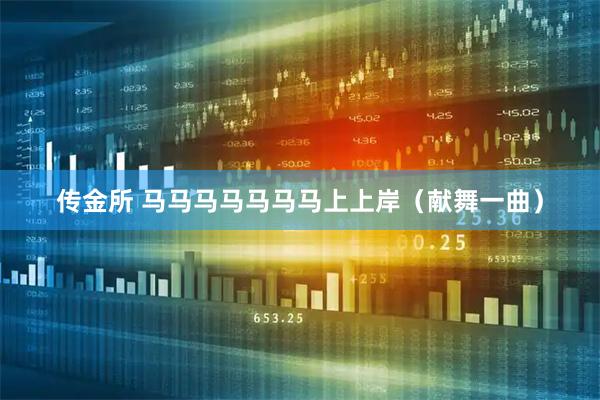 传金所 马马马马马马马上上岸（献舞一曲）