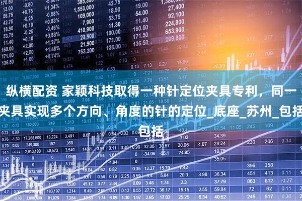 纵横配资 家颖科技取得一种针定位夹具专利，同一夹具实现多个方向、角度的针的定位_底座_苏州_包括